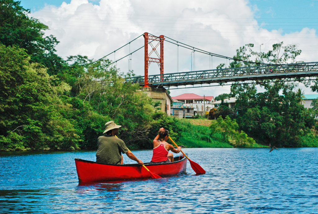 Canoeing-in-Belize-River-Hawksworth-Bridge Canoeing-in-Belize-River-Hawksworth-Bridge