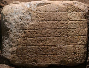 Carved Maya stone