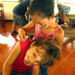 Eco Campers curing earache in lucky volunteers