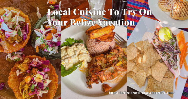 belize local food chaa creek