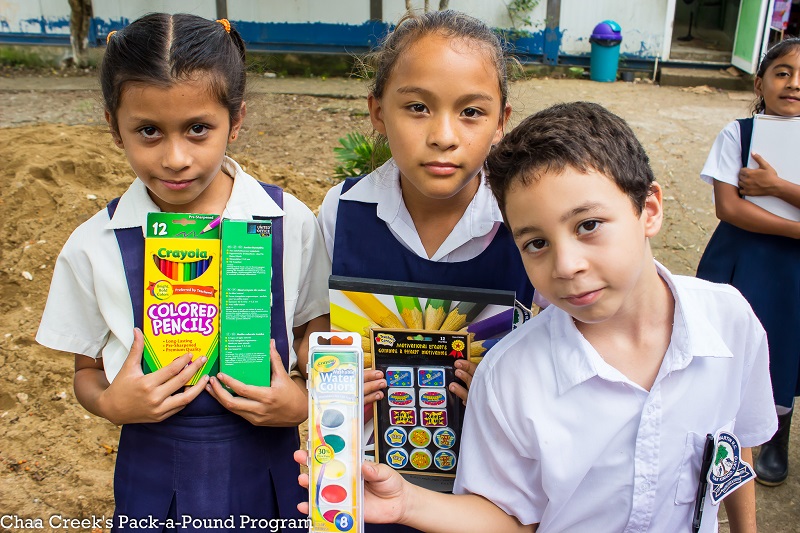 belize pack-a-pound program