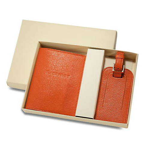 World Traveler Passport Case & Luggage Tag Set