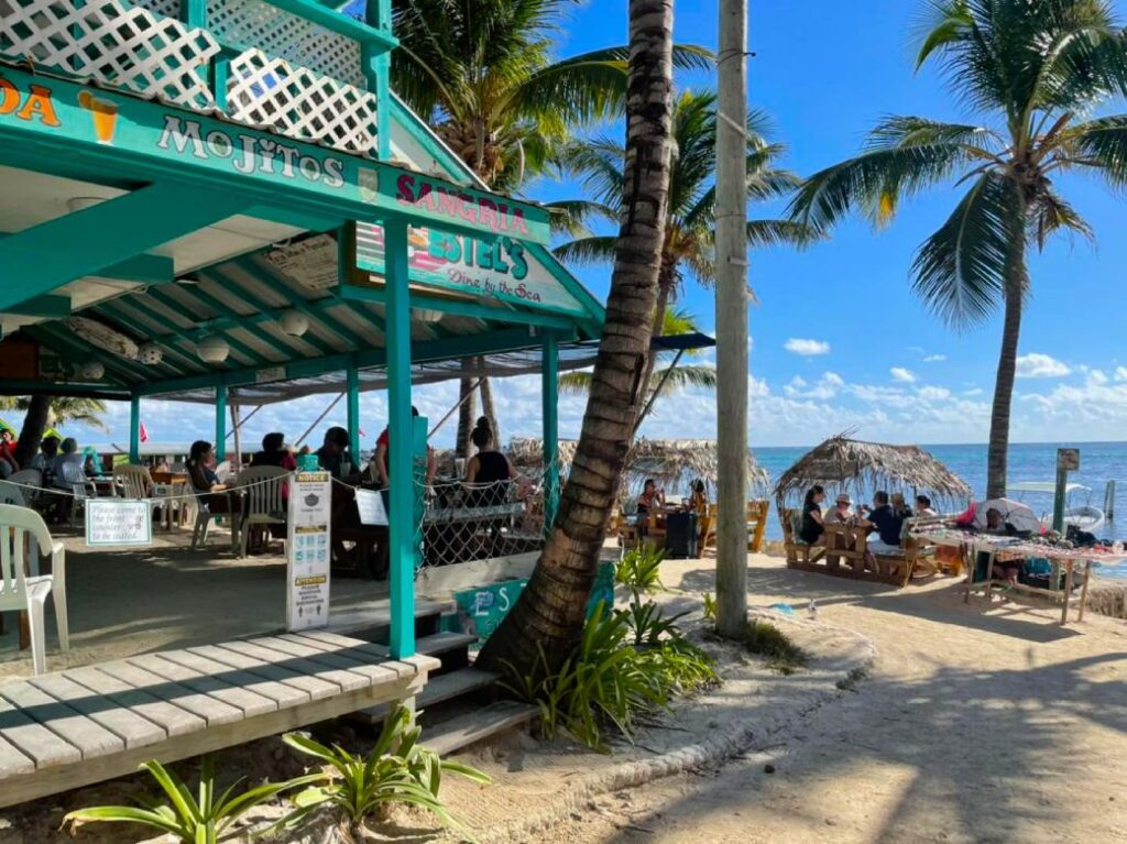 Estel's Dine by the Sea san pedro belize restaurant for breakfast