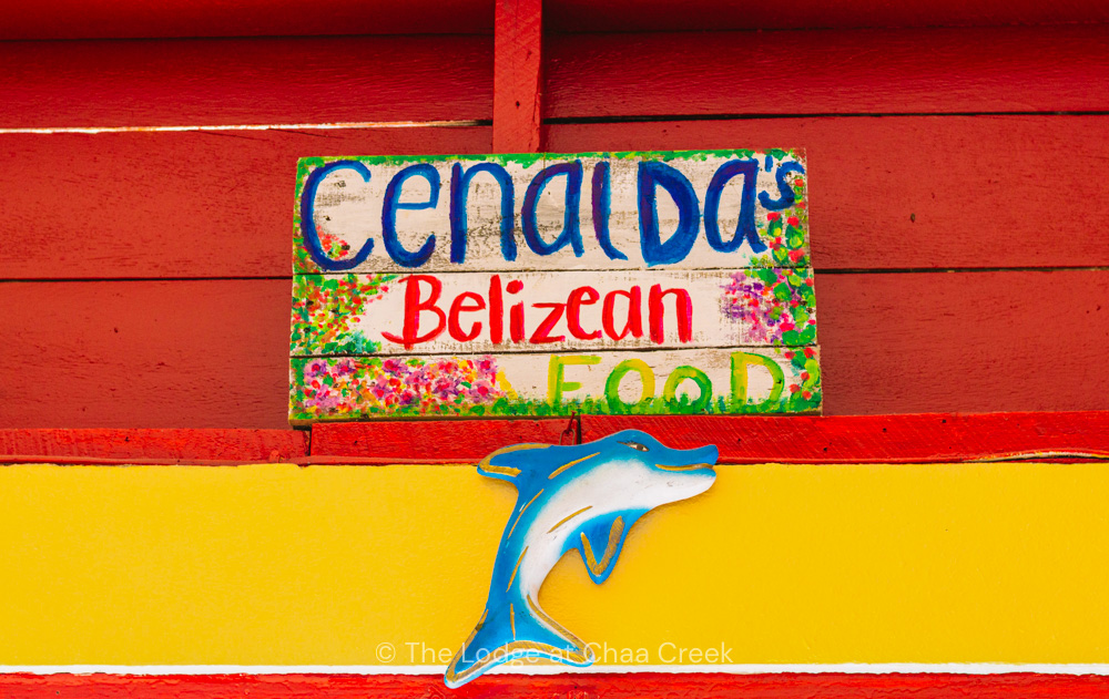 cenaidas restaurant business signage