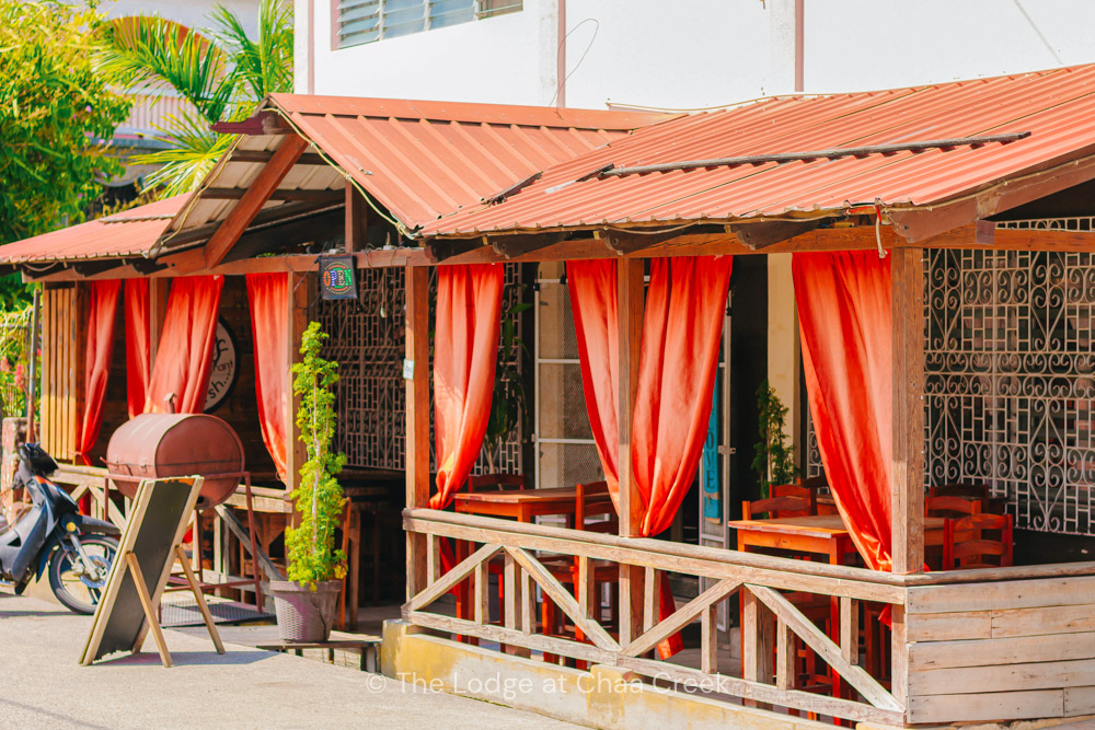 erva's restaurant exterior in san ignacio belize