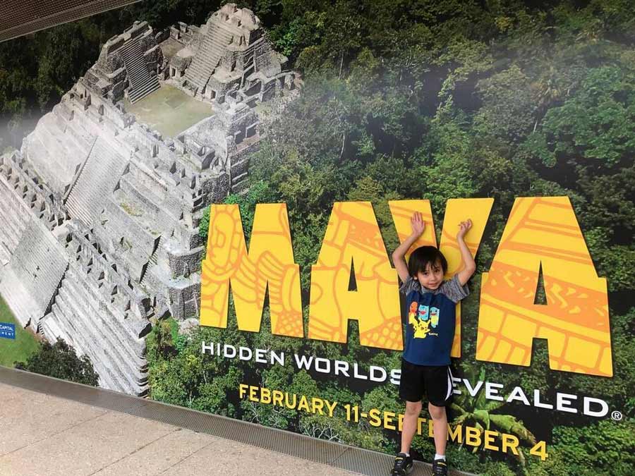 Belize maya museum display 2018