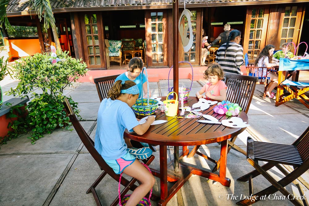 easter egg hunt art chaa creek
