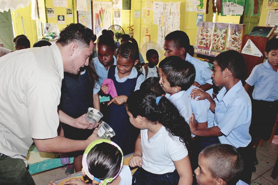 belize butterfly on the road program 2018 students