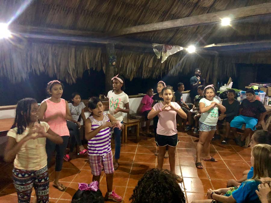 eco kids summer camp 2018 day 6 dinner