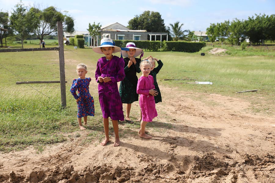 belize mennonite community highlighted children