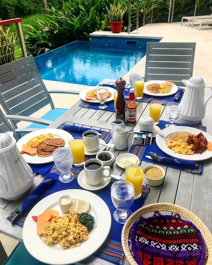 belize sun country winter warmer breakfast