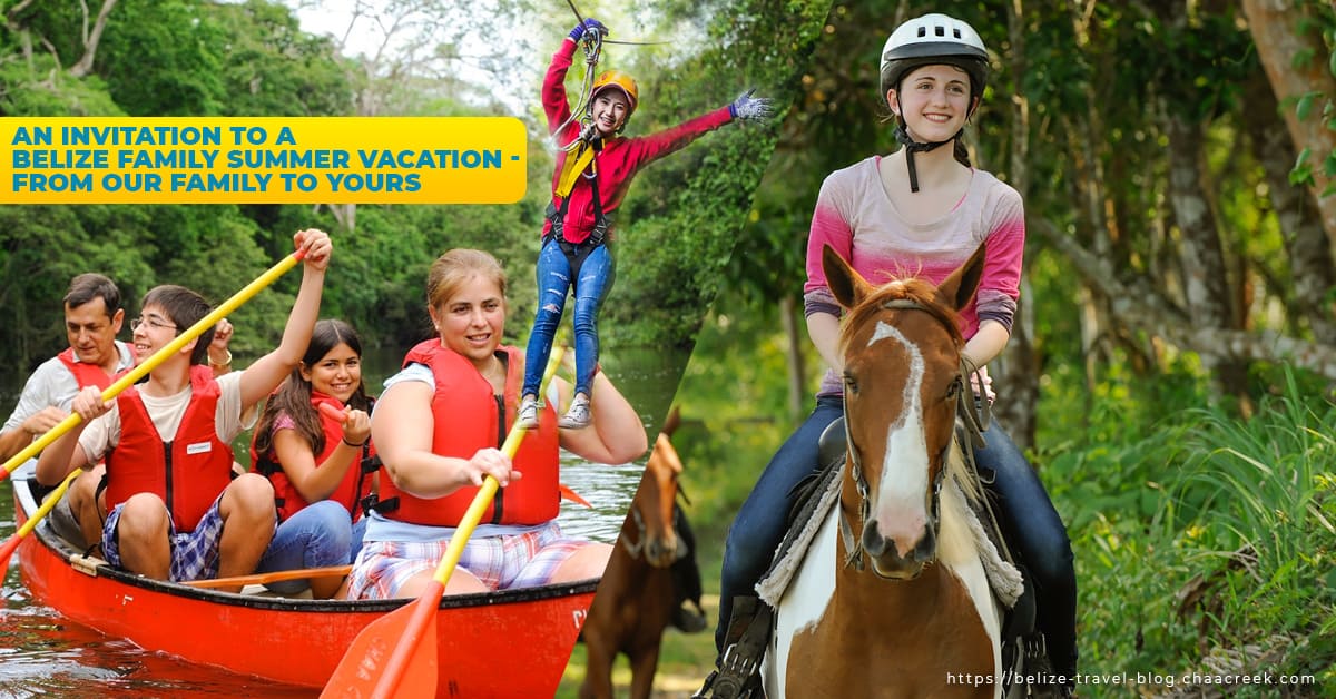 Belize family summer vacation package 2019 at chaa creek
