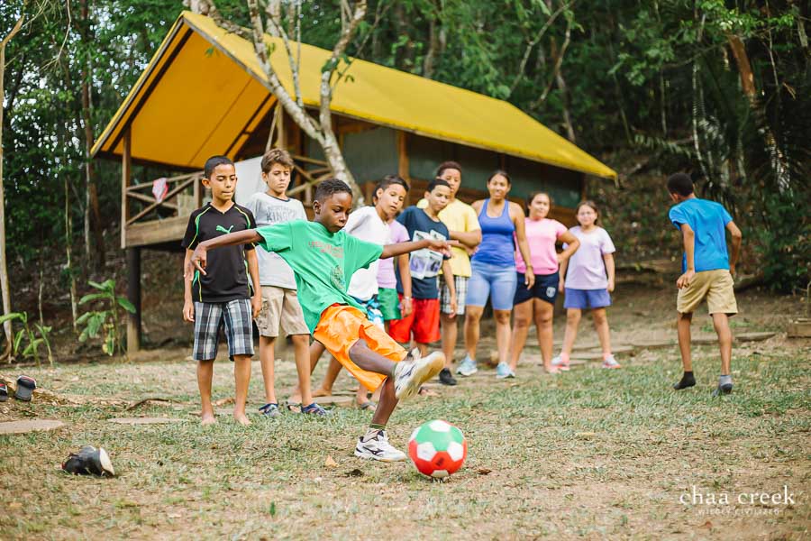 eco kids summer camp 2019 kick ball