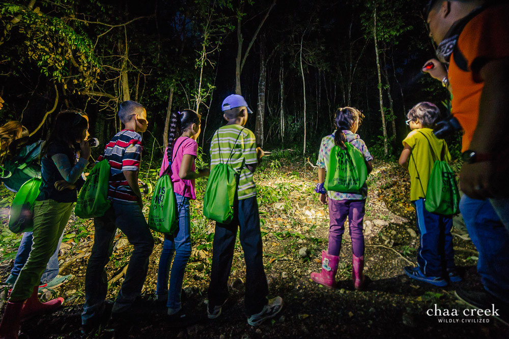 eco kids summer camp 2019 night hike preparation