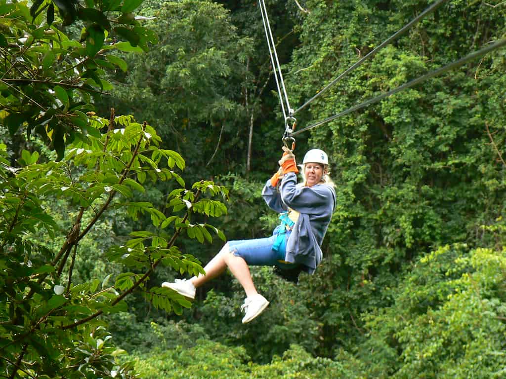 belize romantic getaways ziplining tour