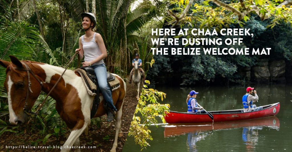 belize chaa creek dust off welcome mat covid19