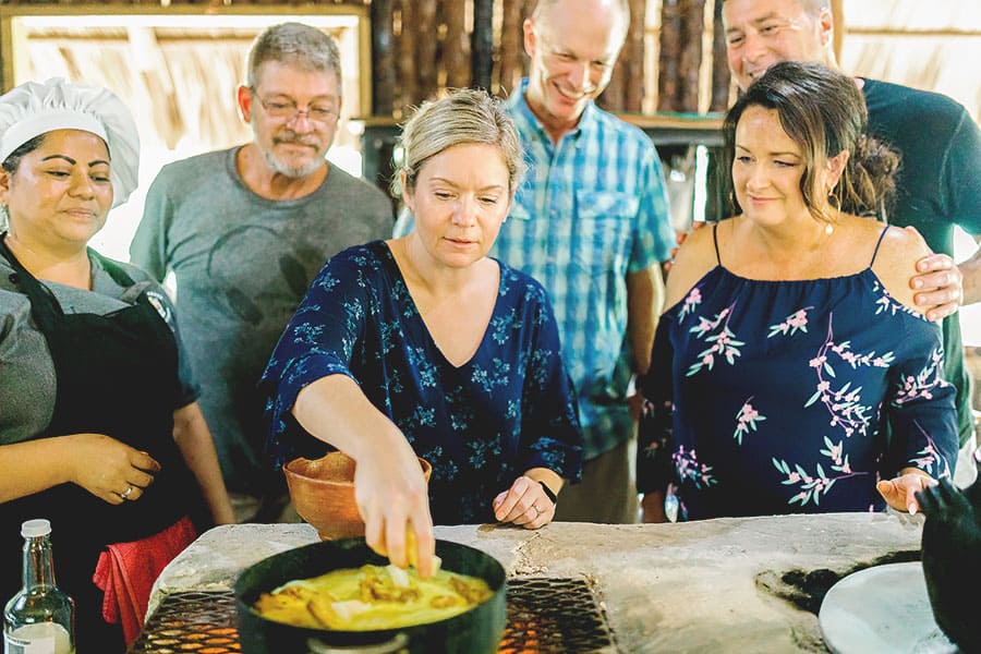belize cultural cooking classes at chaa creek open hearth kitchen