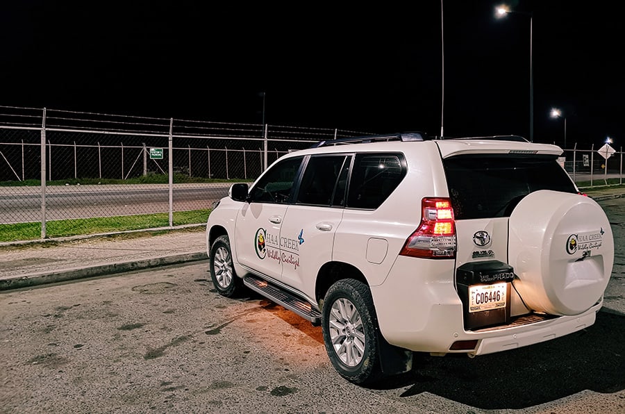 belize chaa creek inland expeditions tour suv fleet toyota prado