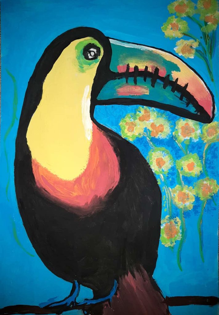 color belize art competition third place winner roger castillo