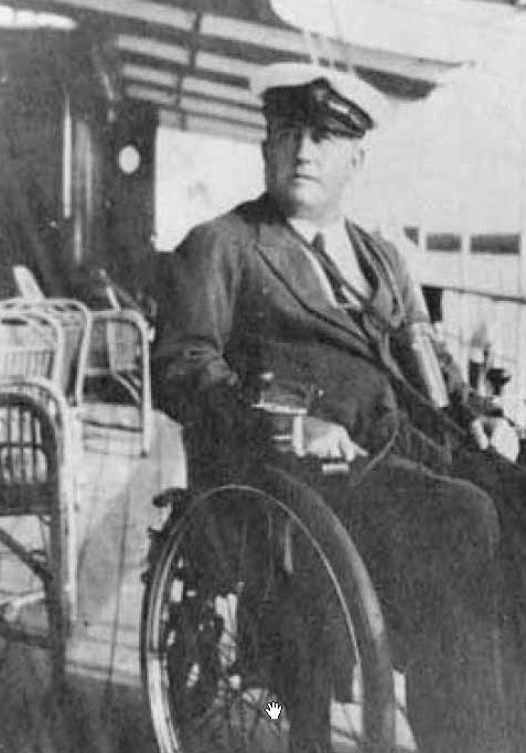 baron bliss Belize benefactor portrait in wheelchair