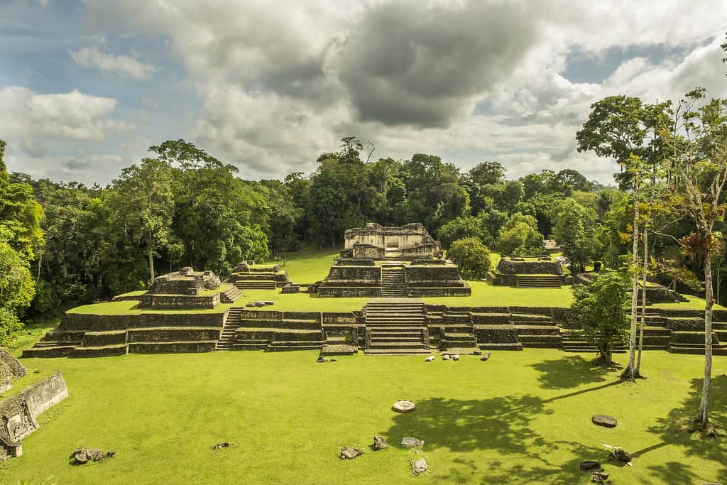caracol mayan ruin in belize