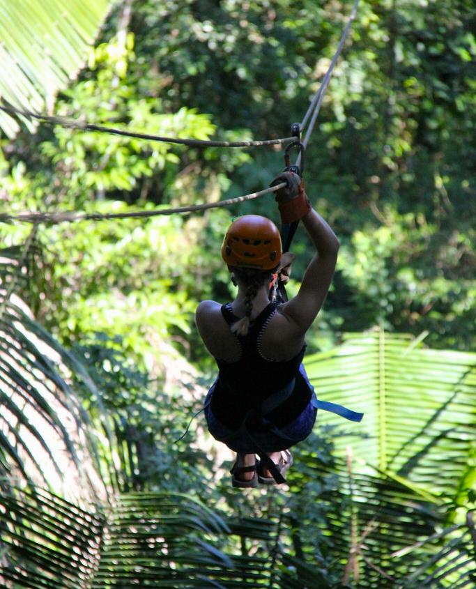 belize in december weather ziplining