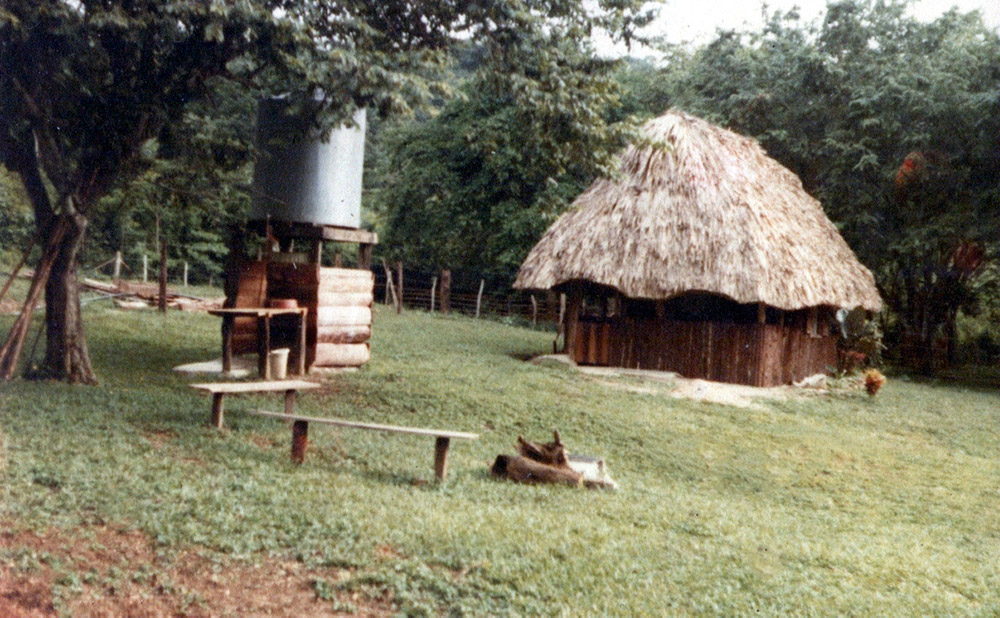 First cottage built in early Chaa Creek days