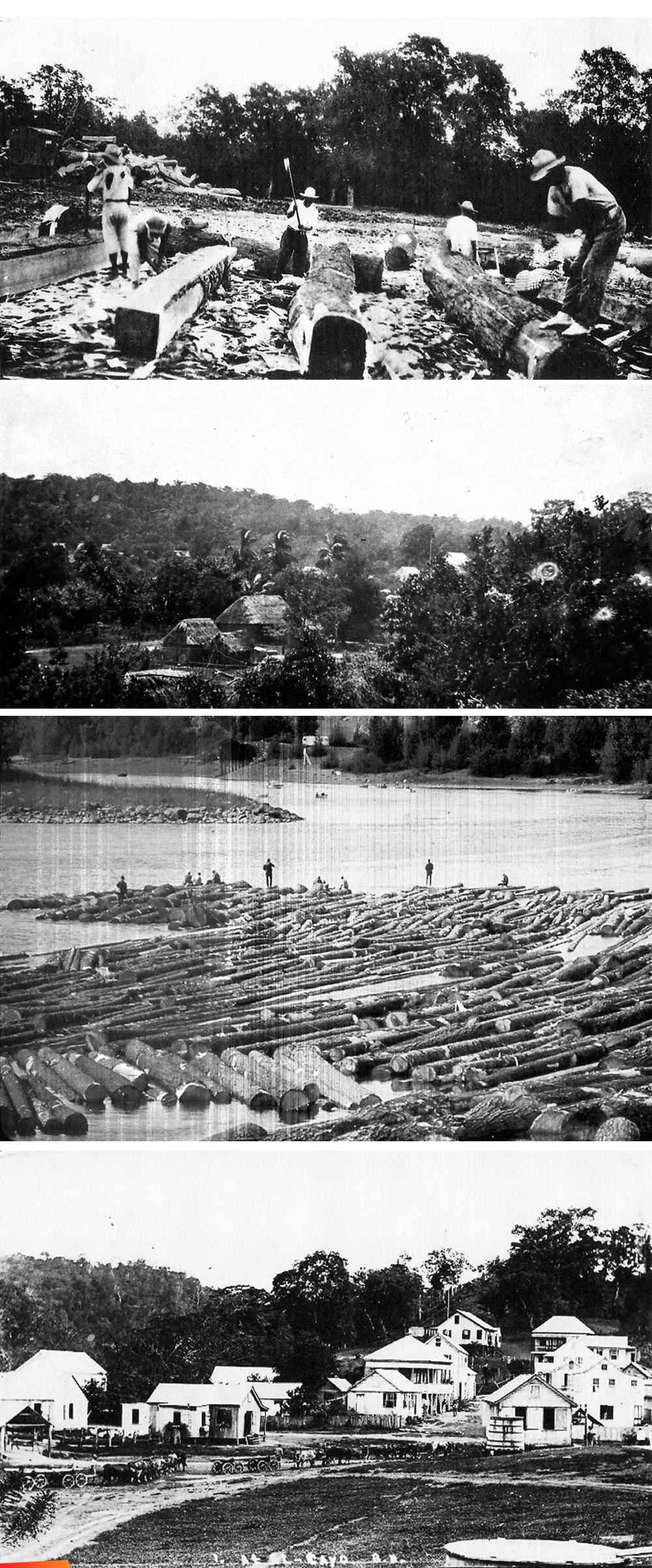 historic photos of san ignacio belize as british honduras