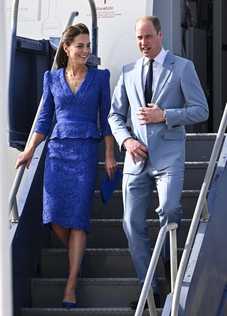 Prince William and duchess Kate William arriving in Belize