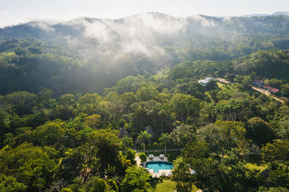 mountain view surrounding chaa creek belize jungle lodge