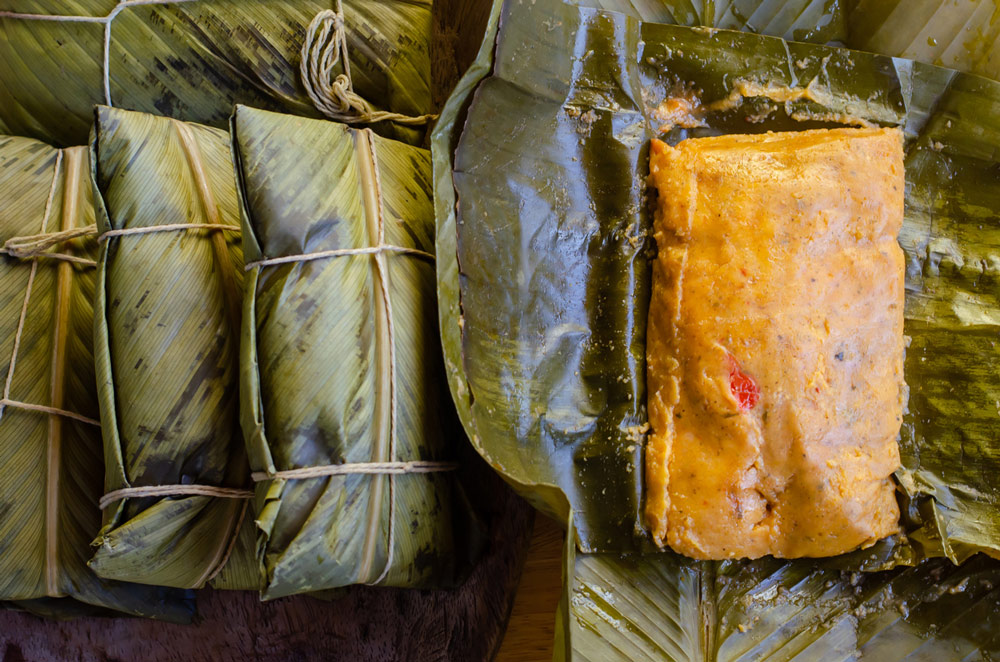 corn based tamales in belize