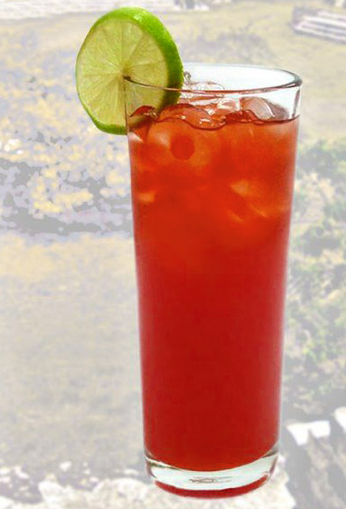 belize cran barrel cocktail drink