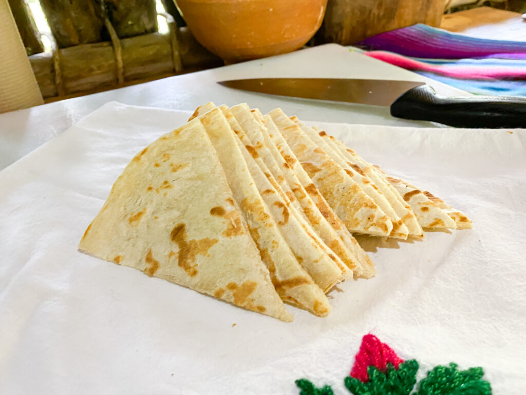 Belize traditional flour tortillas chaa creek 