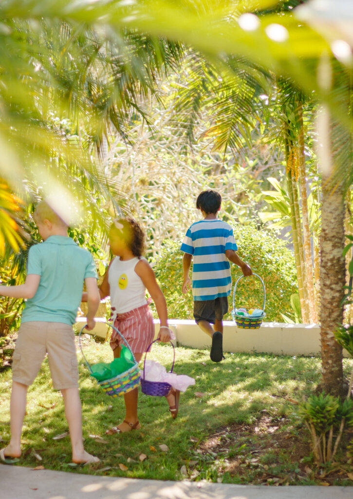 Easter egg hunt Belize Chaa Creek Kids activity spring break 