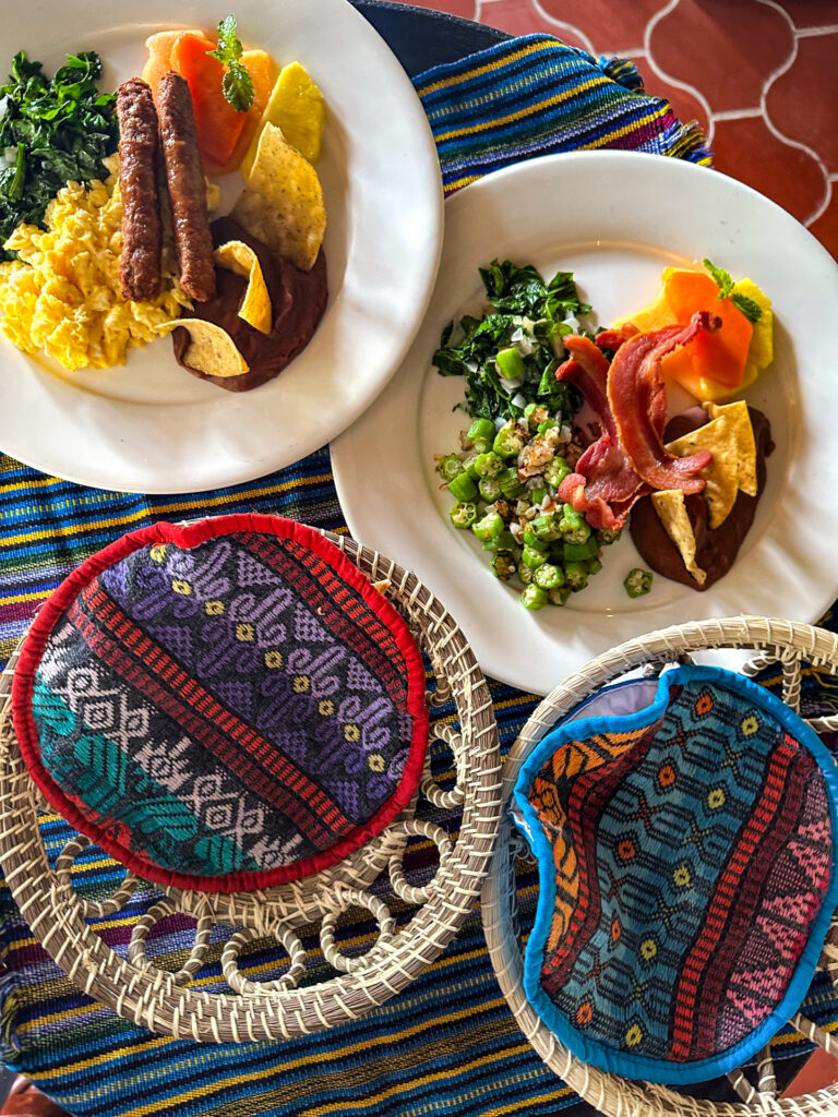 Meals at Chaa Creek's onsite restaurant Belize 