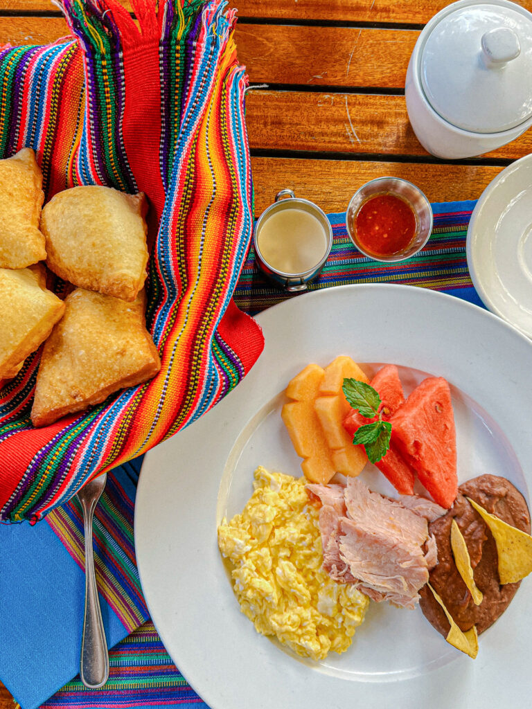 Belizean food cooked at the Belize Rainforest Retreat at Chaa Creek San Ignacio
