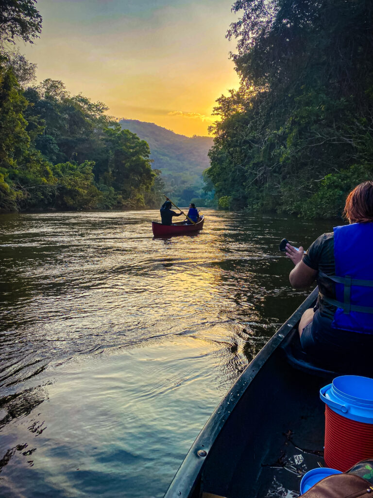 canoeing macal river 2021 2