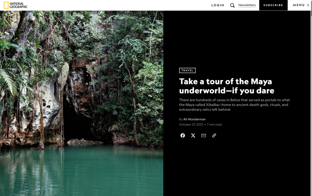 Belize Caves Barton Creek 