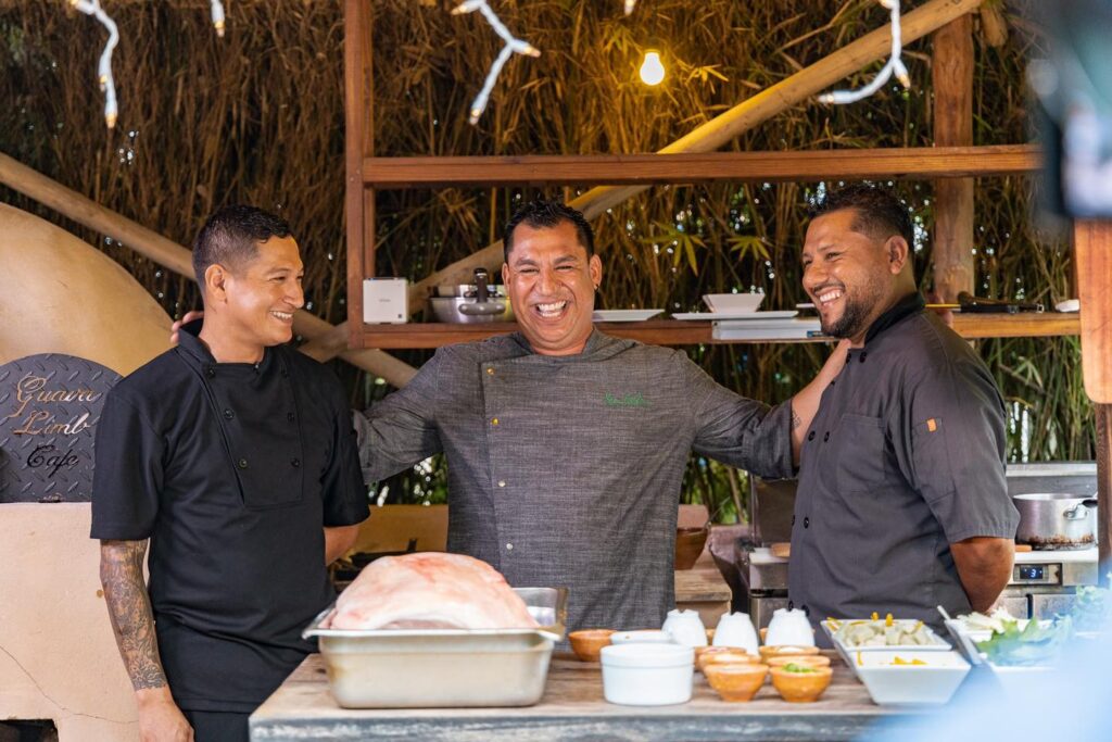 Chef Sean Kuylen at Guava Limb San Ignacio Belize
