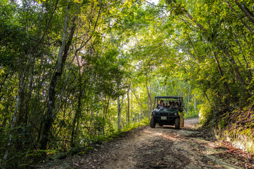 Explore Chaa Creek onsite activities RTV Safari 