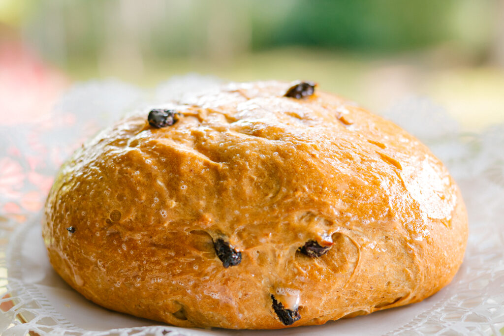 Easter food Belize hot Cross Bun 