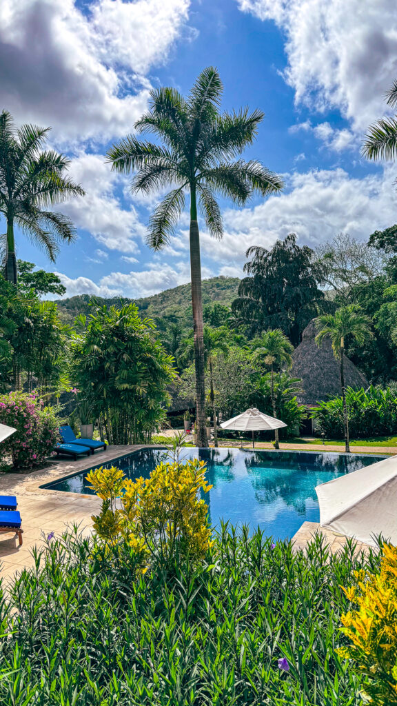 The Lodge at Chaa Creek Belize pool family inclusive resort 