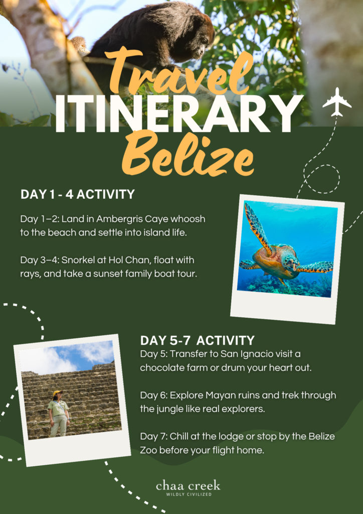 Summer Itinerary Chaa Creek
