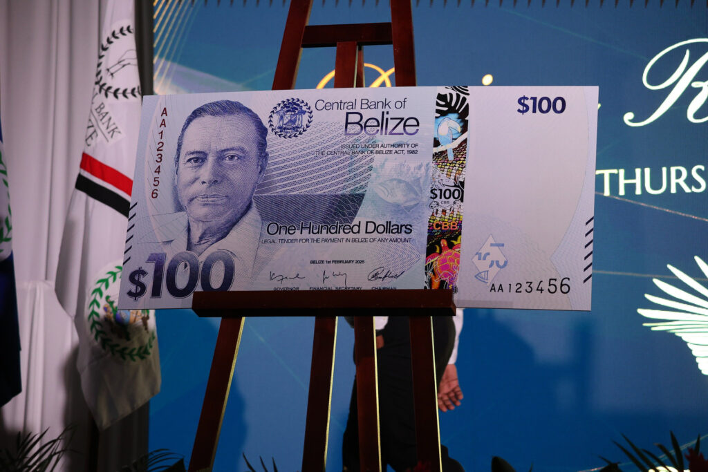 New $100 Belize Money 