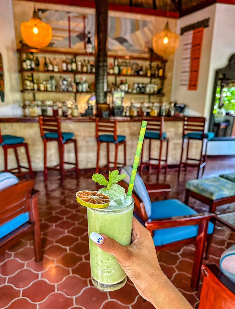 Chaa Creek Belize Bar amenities 