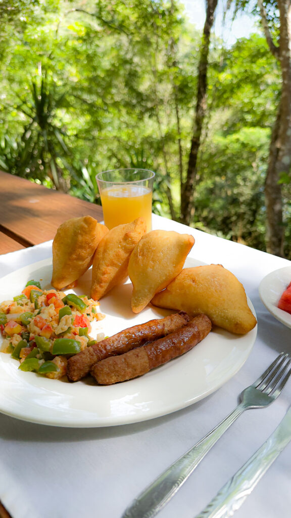 Food at the Belize Rainforest Retreat in Belize 