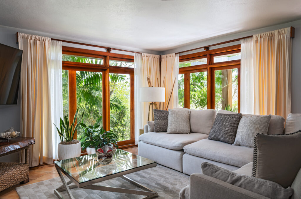 spa villa living room