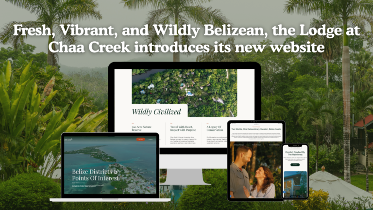 website launch Chaa Creek