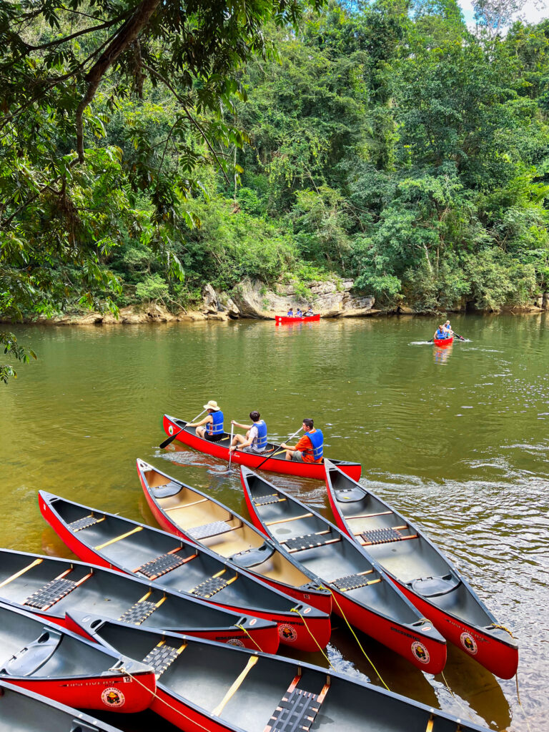 Chaa Creek Belize canoeing