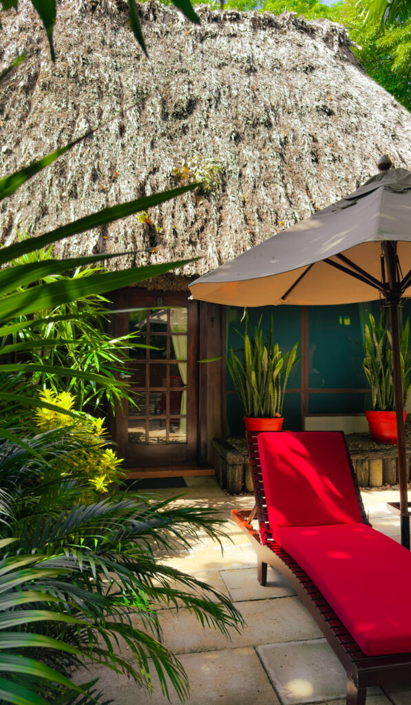 Rooms at the lodge at Chaa Creek 